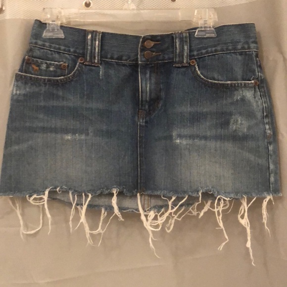 Abercrombie and Fitch Jean skirt - Picture 1 of 2